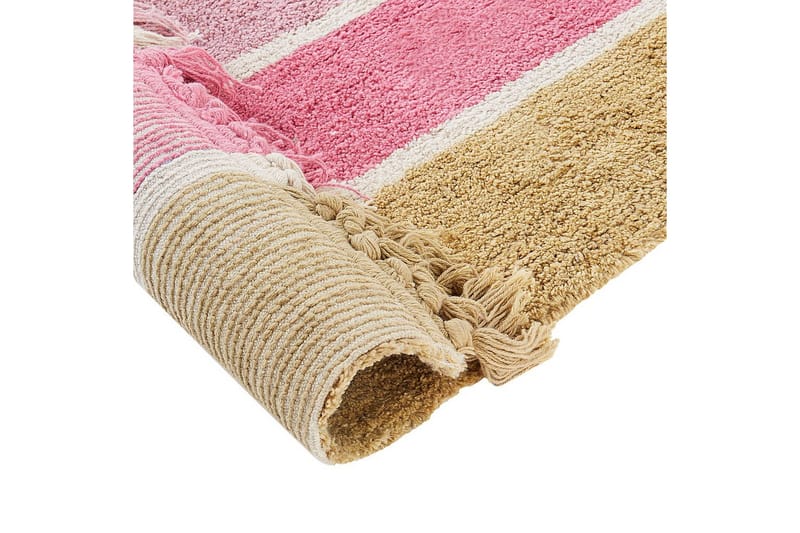 Matta Tatarli - Beige, rosa, gul - Textil & mattor - Mattor - Modern matta - Bomullsmatta