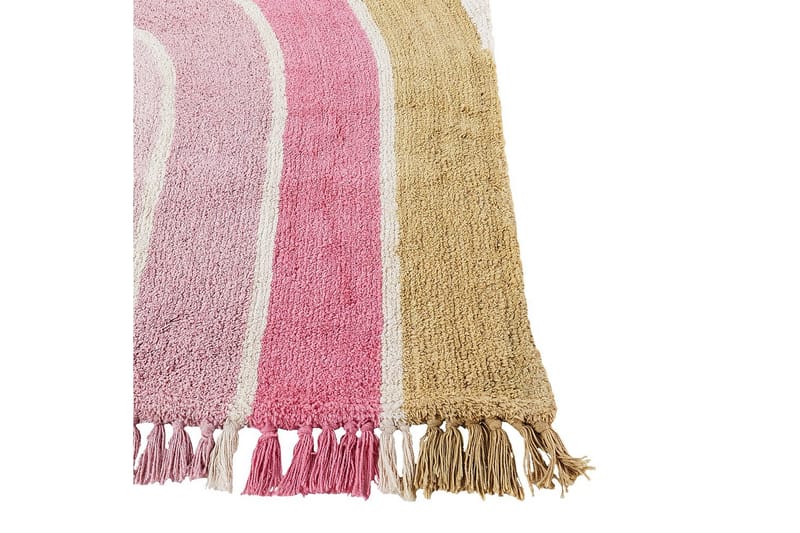 Matta Tatarli - Beige, rosa, gul - Textil & mattor - Mattor - Modern matta - Bomullsmatta
