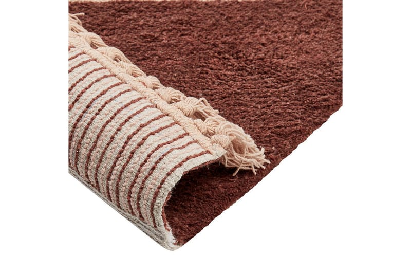 Matta Xuluf - Brun, Beige - Textil & mattor - Mattor - Modern matta - Bomullsmatta
