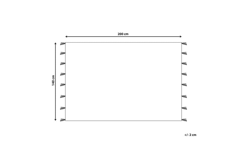 Matta Zaysan - Beige, rosa, lila, gul - Textil & mattor - Mattor - Modern matta - Bomullsmatta