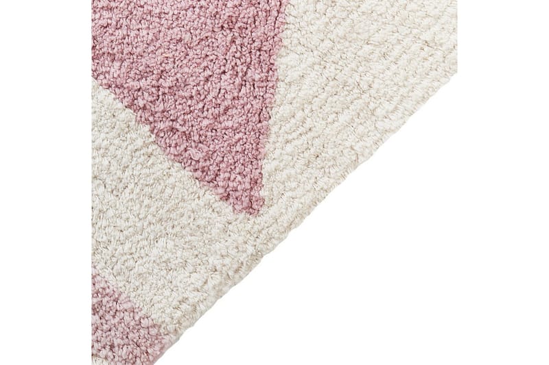 Matta Zaysan - Beige, rosa, lila, gul - Textil & mattor - Mattor - Modern matta - Bomullsmatta