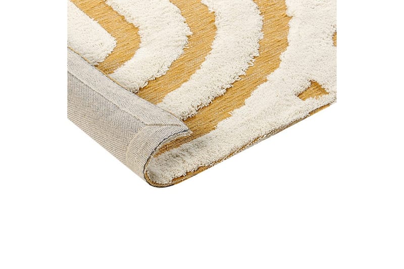 Matta Perai - Vit, Gul, 160x230 cm - Textil & mattor - Mattor - Modern matta - Bomullsmatta