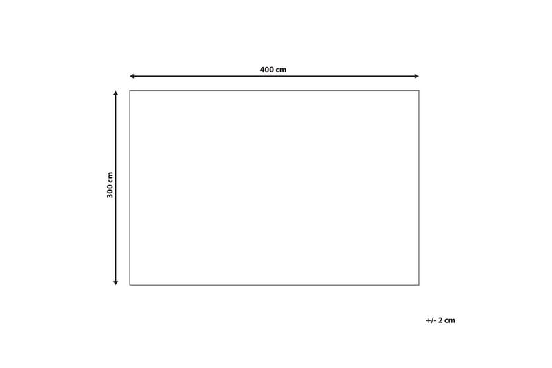 Matta Perai - Vit, Gul, 300x400 cm - Textil & mattor - Mattor - Modern matta - Bomullsmatta