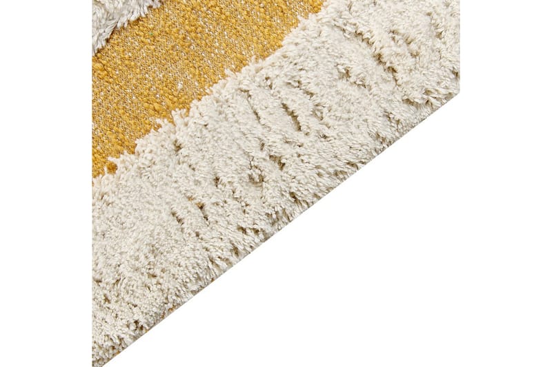 Matta Perai - Vit, Gul, 300x400 cm - Textil & mattor - Mattor - Modern matta - Bomullsmatta