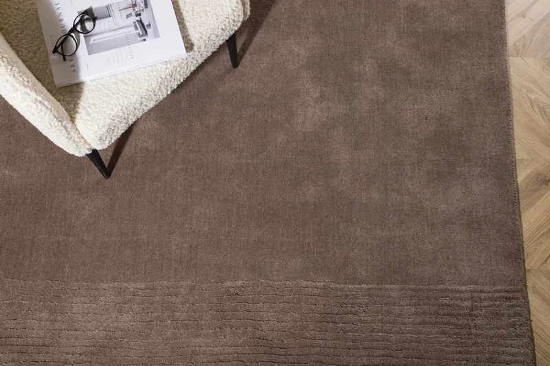 Matteo Ullmatta 250x350 cm Rektangulär - Brun - Textil & mattor - Mattor - Modern matta - Ullmatta