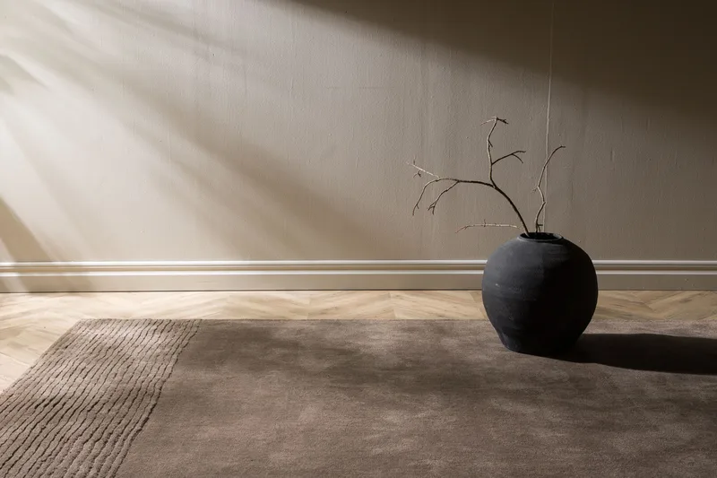 Matteo Ullmatta 250x350 cm Rektangulär - Brun - Textil & mattor - Mattor - Modern matta - Ullmatta