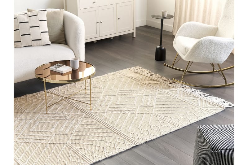 Mavikent Ullmatta 160x230 cm - Beige - Textil & mattor - Mattor - Modern matta - Ullmatta