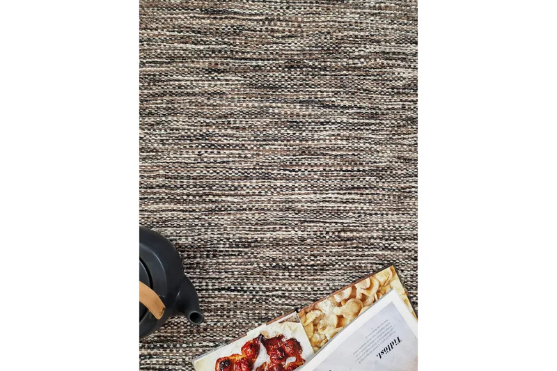 Birka Ullmatta Rund 240 cm - Antracit - Textil & mattor - Mattor - Modern matta - Ullmatta