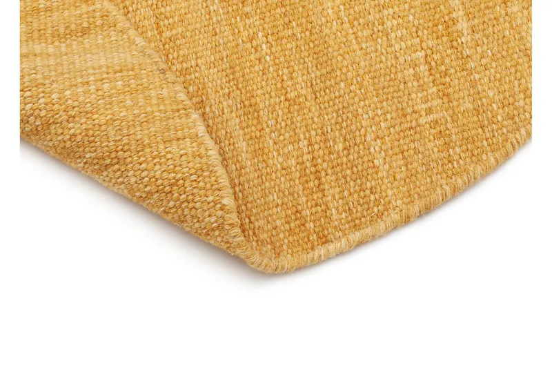 Birka Ullmatta Rund 240 cm - Gul - Textil & mattor - Mattor - Modern matta - Ullmatta