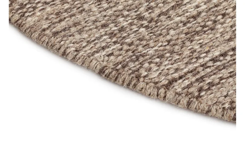 Birka Ullmatta Rund 240 cm - Linne - Textil & mattor - Mattor - Modern matta - Ullmatta