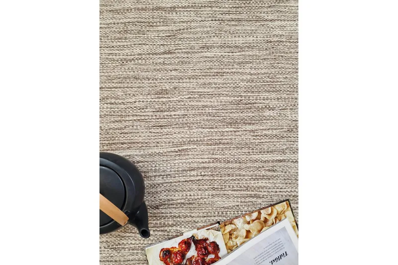 Birka Ullmatta Rund 240 cm - Linne - Textil & mattor - Mattor - Modern matta - Ullmatta