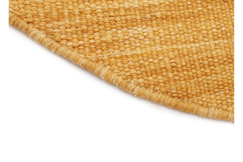Birka Ullmatta Rund 300 cm - Gul - Textil & mattor - Mattor - Modern matta - Ullmatta