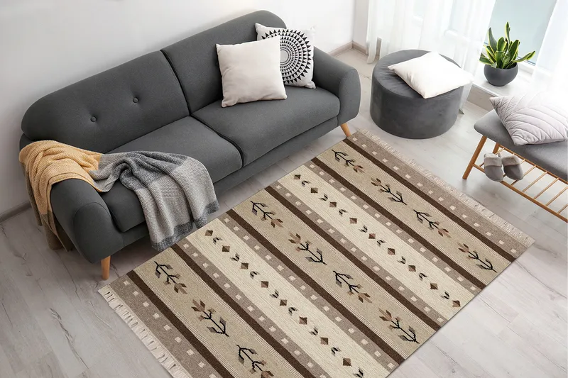 Fagersta Ullmatta 140x200 cm - Natur - Textil & mattor - Mattor - Modern matta - Ullmatta