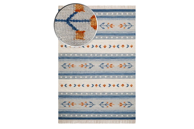 Fagersta Ullmatta 160x230 cm - Blå - Textil & mattor - Mattor - Modern matta - Ullmatta