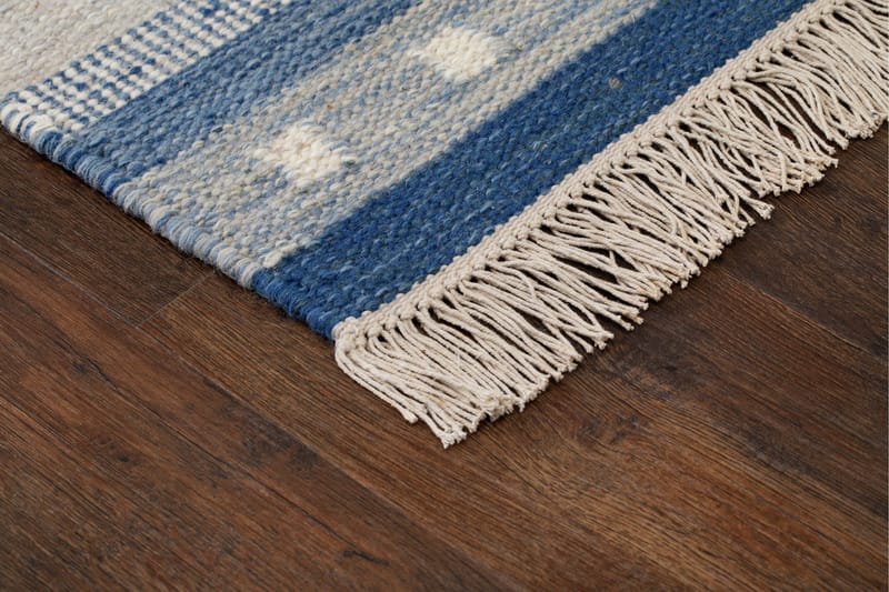 Fagersta Ullmatta 160x230 cm - Blå - Textil & mattor - Mattor - Modern matta - Ullmatta