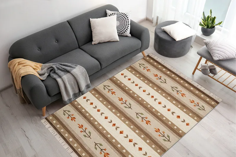 Fagersta Ullmatta 160x230 cm - Sand - Textil & mattor - Mattor - Modern matta - Ullmatta