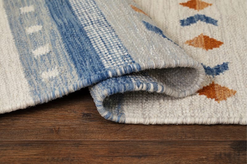 Fagersta Ullmatta 200x300 cm - Blå - Textil & mattor - Mattor - Modern matta - Ullmatta