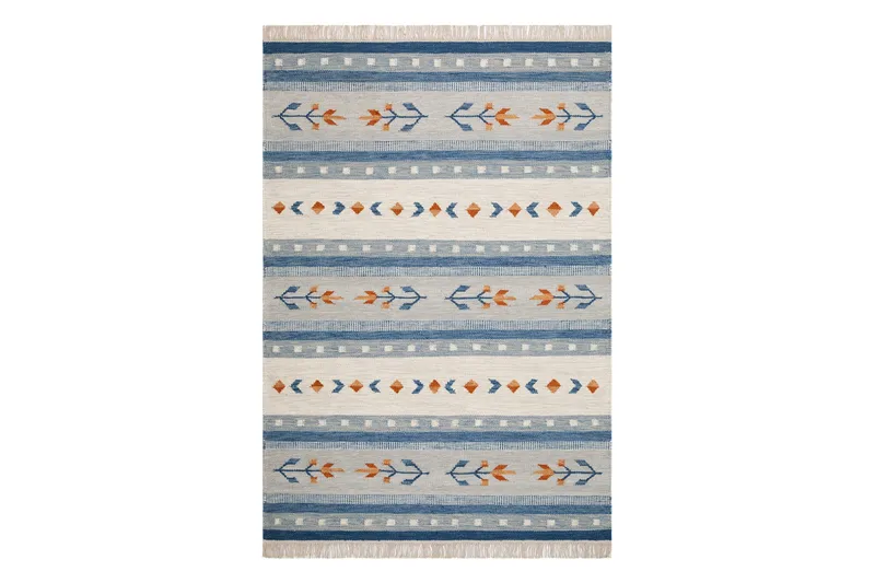 Fagersta Ullmatta 200x300 cm, Blå