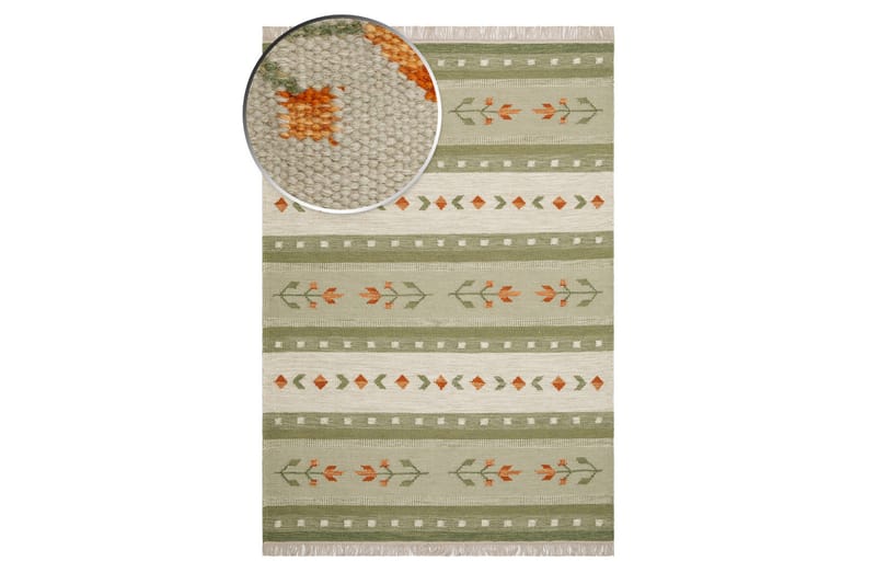 Fagersta Ullmatta 200x300 cm - Grön - Textil & mattor - Mattor - Modern matta - Ullmatta