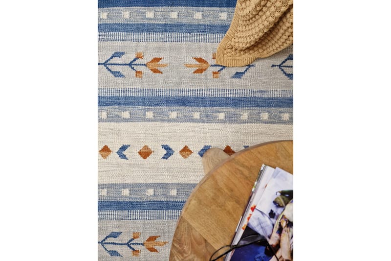 Fagersta Ullmatta 240x340 cm - Blå - Textil & mattor - Mattor - Modern matta - Ullmatta