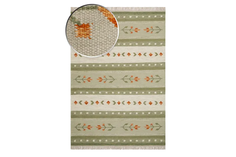 Fagersta Ullmatta 240x340 cm - Grön - Textil & mattor - Mattor - Modern matta - Ullmatta