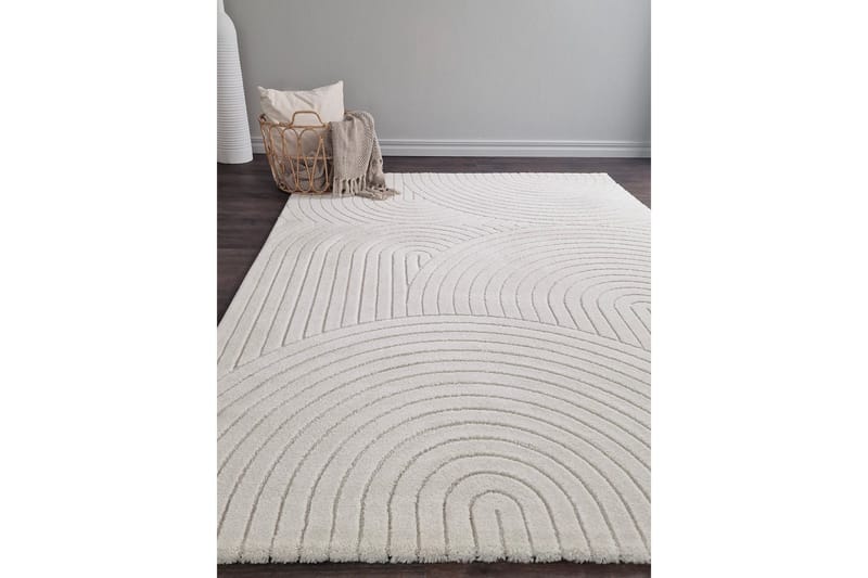 Genova Friezematta 280x380 cm - Vit - Textil & mattor - Mattor - Modern matta - Friezematta