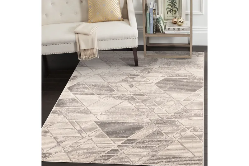 Merla Wiltonmatta 120x180 cm Rektangulär - Grå/Beige/Brun - Textil & mattor - Mattor - Modern matta - Friezematta