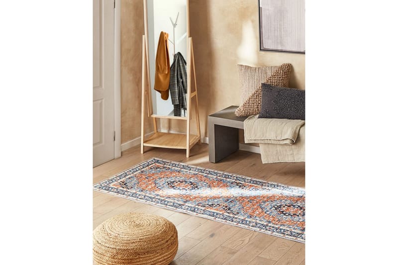 Midalam Ryamatta 80x240 cm - Blå - Textil & mattor - Mattor - Modern matta - Gångmattor