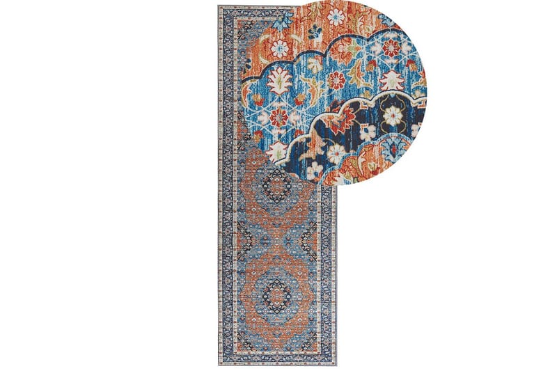 Midalam Ryamatta 80x240 cm - Blå - Textil & mattor - Mattor - Modern matta - Gångmattor