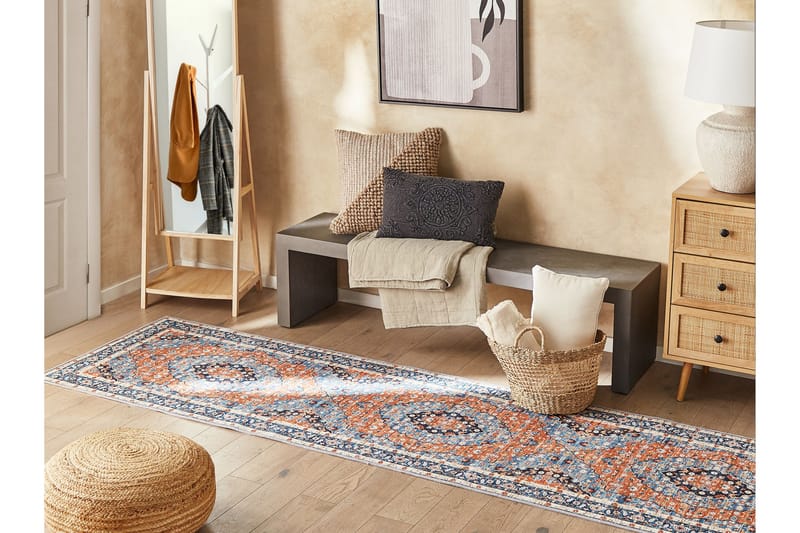 Midalam Ryamatta 80x300 cm - Blå - Textil & mattor - Mattor - Modern matta - Ryamatta & luggmatta