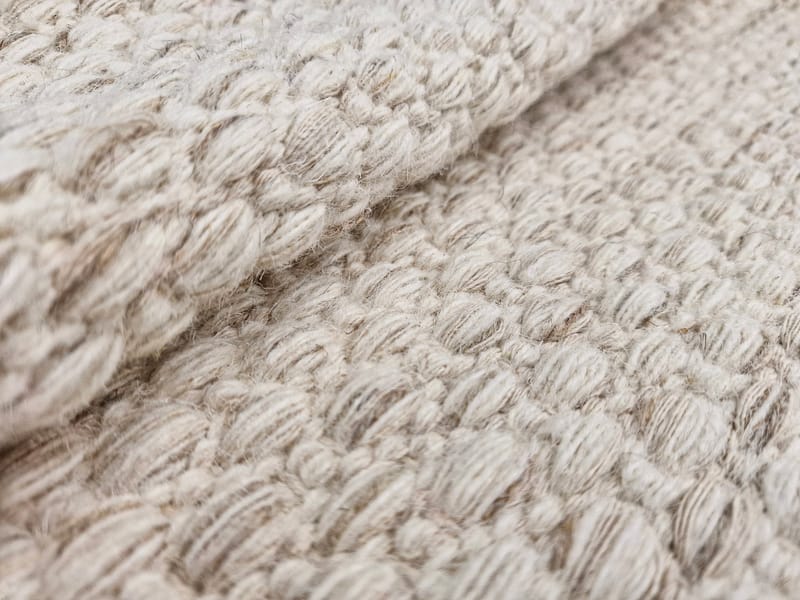Varberg Bomullsmatta 240x340 cm Rektangulär - Creme - Textil & mattor - Mattor - Modern matta - Bomullsmatta