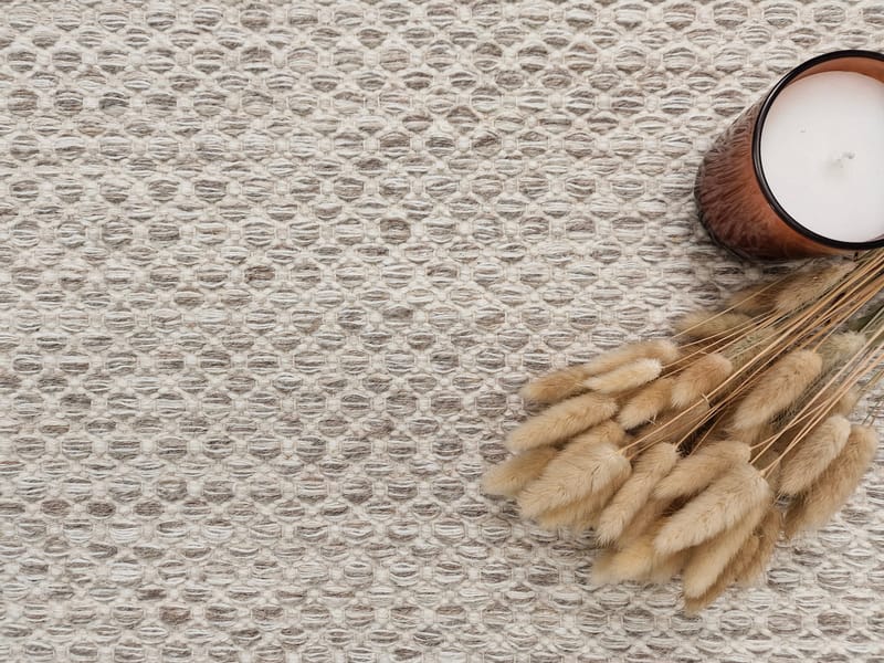Varberg Bomullsmatta 300x400 cm Rektangulär - Beige - Textil & mattor - Mattor - Dörrmatta & hallmatta