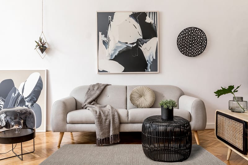 Varberg Bomullsmatta 300x400 cm Rektangulär - Linne - Textil & mattor - Mattor - Modern matta - Bomullsmatta