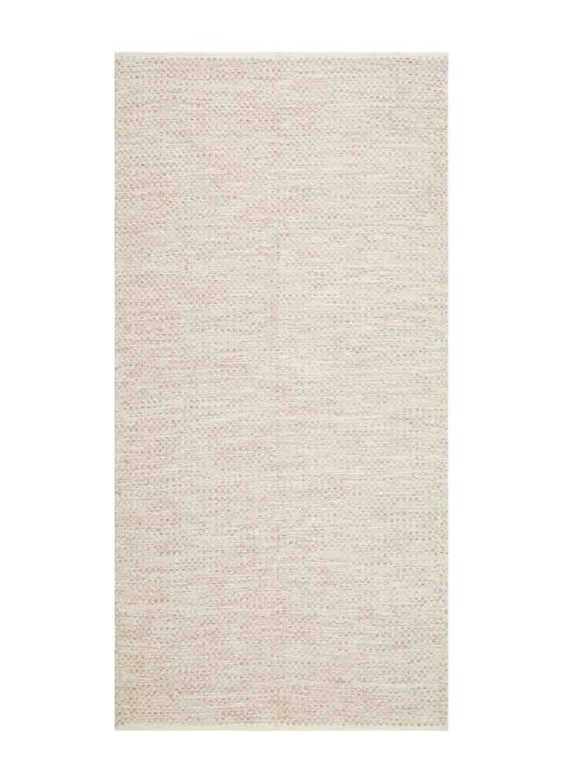 Varberg Gångmatta 75x230 cm Rektangulär - Creme - Textil & mattor - Mattor - Modern matta - Bomullsmatta