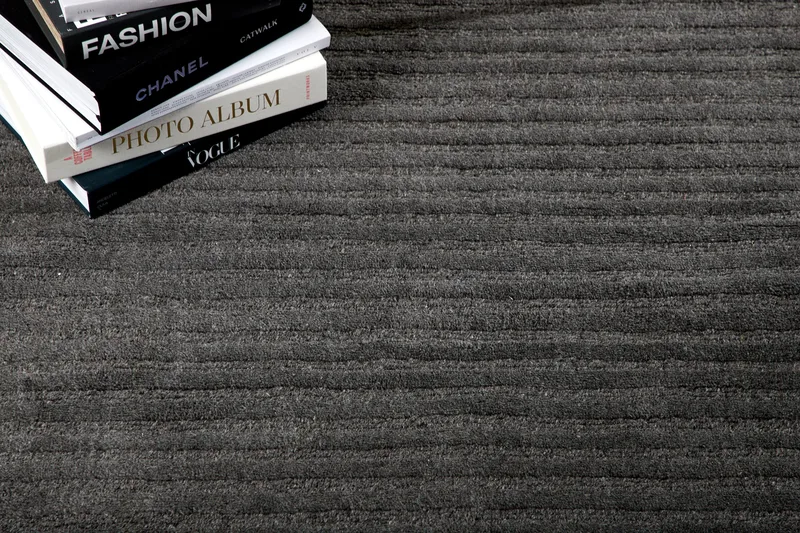 Milton Ullmatta 200x300 cm Rektangulär - Mörkgrå - Textil & mattor - Mattor - Modern matta - Ullmatta