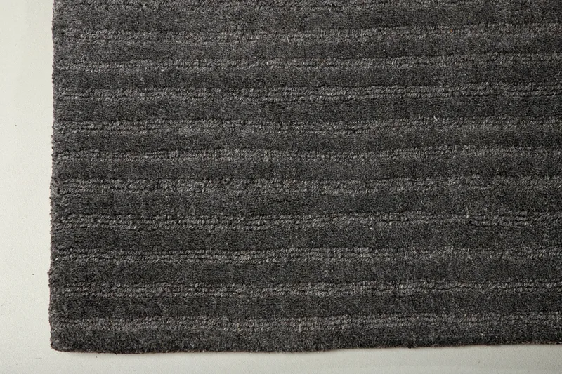 Milton Ullmatta 200x300 cm Rektangulär - Mörkgrå - Textil & mattor - Mattor - Modern matta - Ullmatta