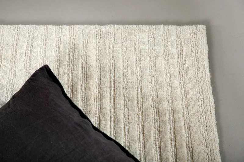 Milton Ullmatta 70x200 cm Rektangulär - Vit - Textil & mattor - Mattor - Modern matta - Ullmatta