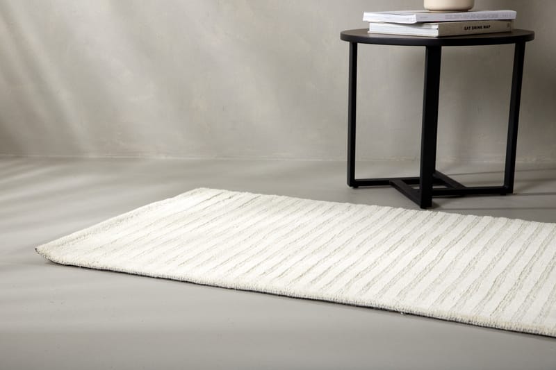 Milton Ullmatta 70x200 cm Rektangulär - Vit - Textil & mattor - Mattor - Modern matta - Ullmatta