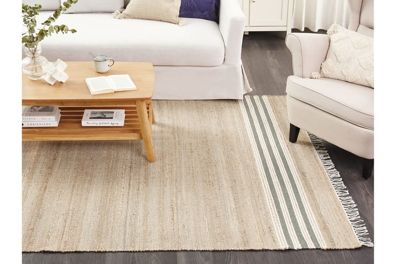 Mirza Jutematta 160x230 cm - Beige - Textil & mattor - Mattor - Modern matta - Sisalmattor