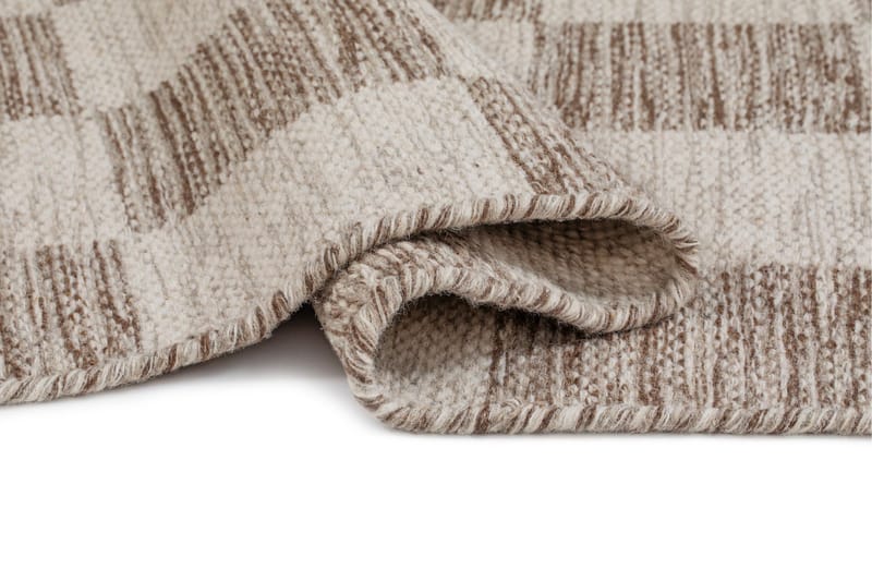 Moharan Ullmatta 160x230 cm Rektangulär - Mörkbeige - Textil & mattor - Mattor - Modern matta - Ullmatta