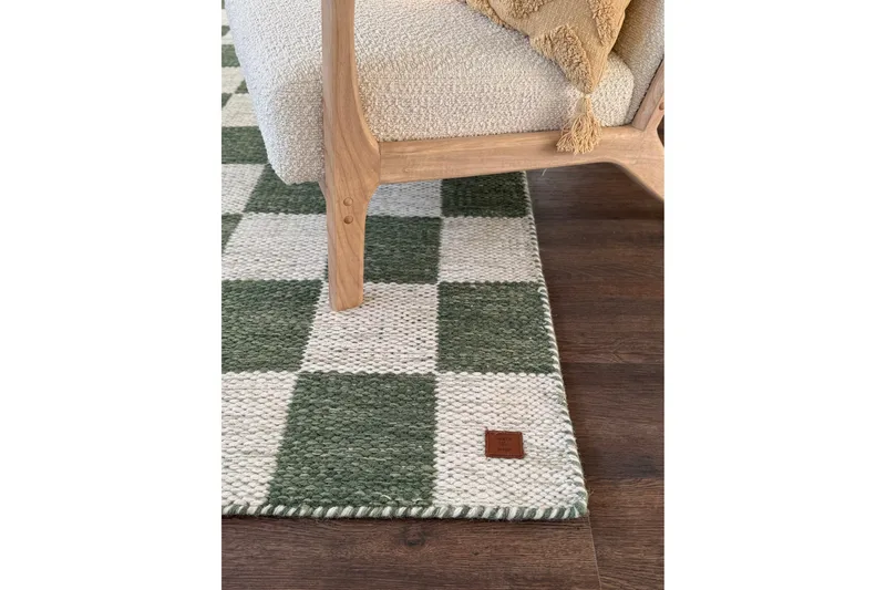 Moharan Ullmatta 200x300 cm Rektangulär - Emeraldgrön - Textil & mattor - Mattor - Modern matta - Ullmatta