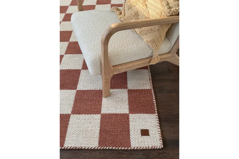 Moharan Ullmatta 200x300 cm Rektangulär - Terrakotta - Textil & mattor - Mattor - Modern matta - Ullmatta