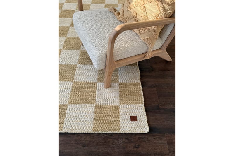 Moharan Ullmatta 240x340 cm Rektangulär - Gul - Textil & mattor - Mattor - Modern matta - Ullmatta