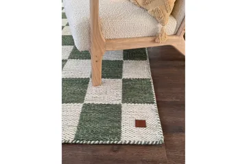 Moharan Ullmatta 75x200 cm Oblong - Emeraldgrön - Textil & mattor - Mattor - Modern matta - Ullmatta
