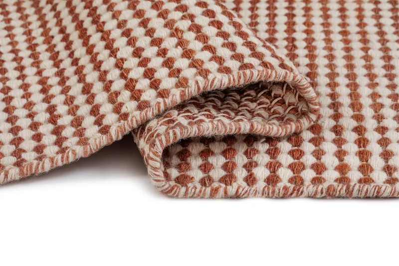 Mohardi Ullmatta 140x200 cm Rektangulär - Terrakotta - Textil & mattor - Mattor - Modern matta - Ullmatta