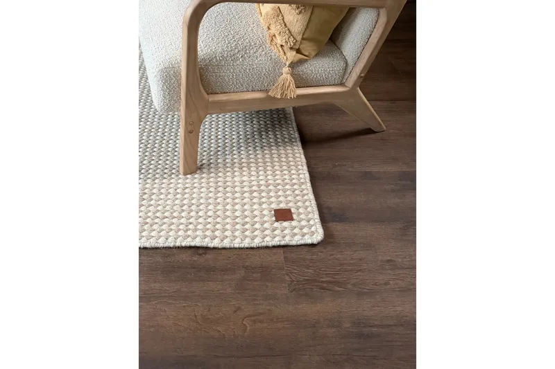 Mohardi Ullmatta 160x230 cm Rektangulär - Linne - Textil & mattor - Mattor - Modern matta - Ullmatta