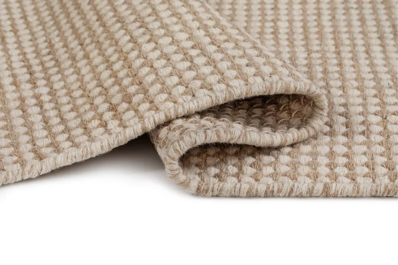 Mohardi Ullmatta 160x230 cm Rektangulär - Linne - Textil & mattor - Mattor - Modern matta - Ullmatta