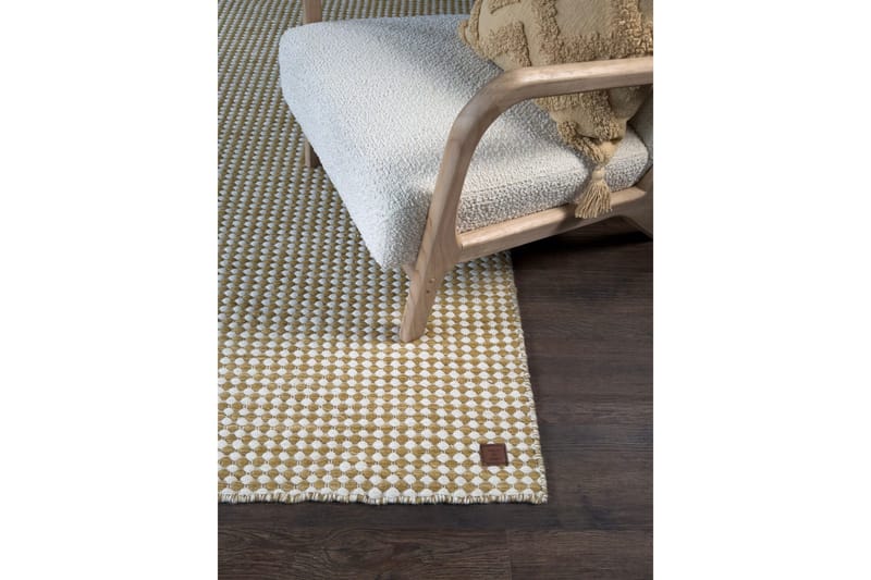 Mohardi Ullmatta 240x340 cm Rektangulär - Gul - Textil & mattor - Mattor - Modern matta - Ullmatta