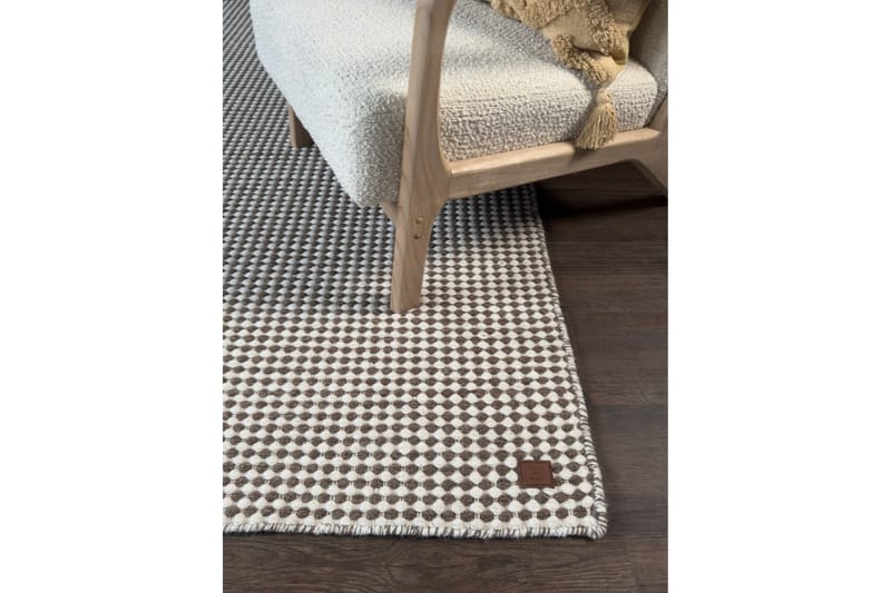 Mohardi Ullmatta 80x300 cm Oblong - Mörkbeige - Textil & mattor - Mattor - Modern matta - Ullmatta