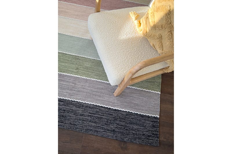 Mohsina Bomullsmatta 140x200 cm Rektangulär - Flerfärgad - Textil & mattor - Mattor - Modern matta - Bomullsmatta